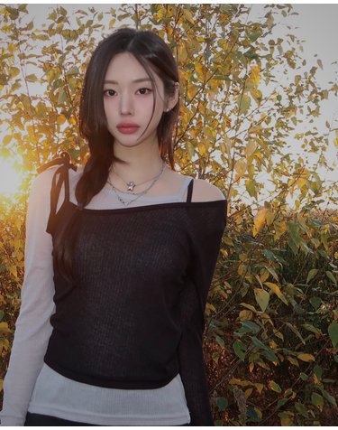 [연수pick] [햄치즈pick] 윈브 배색 레이어드 티셔츠(긴팔.VER 추가)