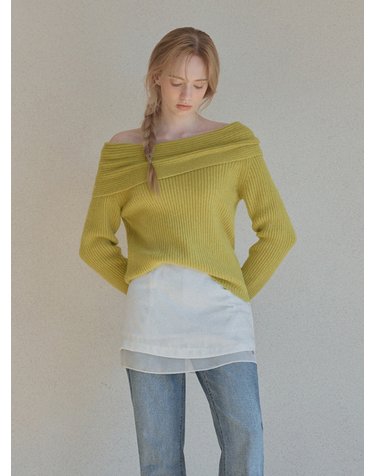 [TWEE] 솔린 시스루 레이어드 새틴 미니 스커트