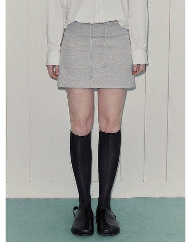 [TWEE] 비칸 밴딩 스웻 미니 스커트