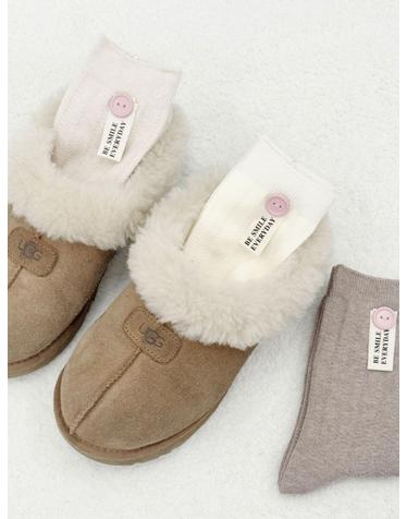 1322핑크단추면 패션 여성 여자 브랜드 쇼핑몰 교복 학생 데일리룩 예쁜 양말 socks