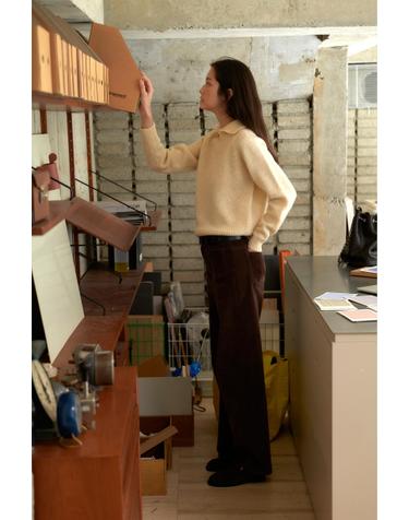 Soft field corduroy pants