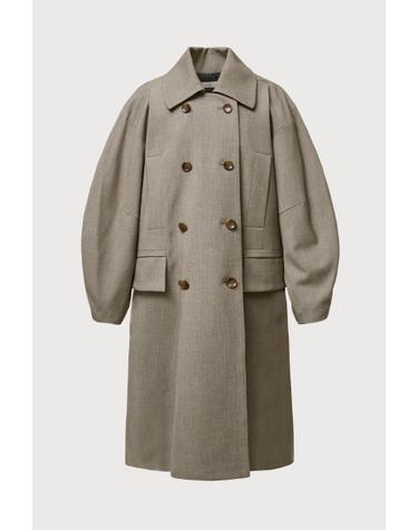 Noble raglan trench