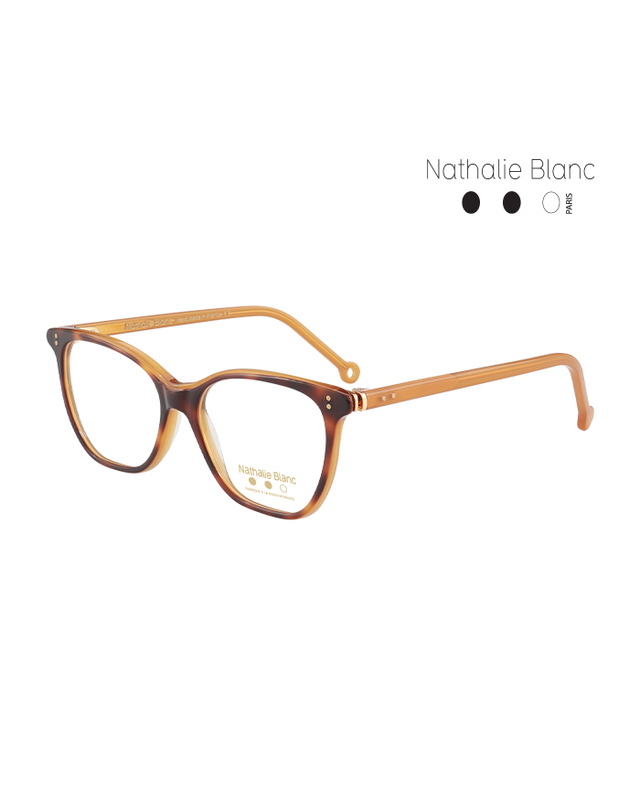 나탈리 블랑 (최초가 580,000원) 나탈리 블랑 안경테 NB-FRANCOISE 109 스퀘어 남자 여자 안경 착용컷