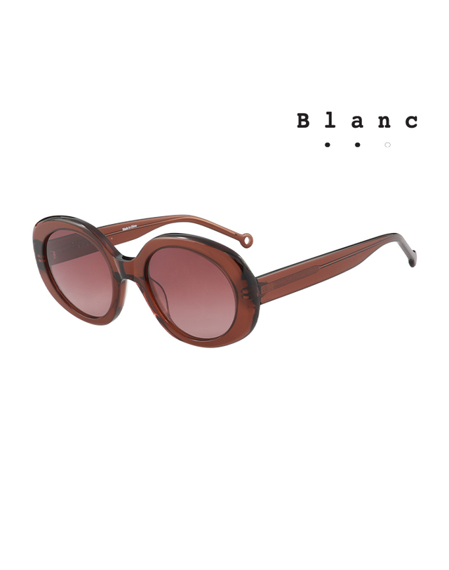 블랑 (최초가 580,000원) 블랑 선글라스 BL-ANNIE 652S 라운드 여자 착용컷