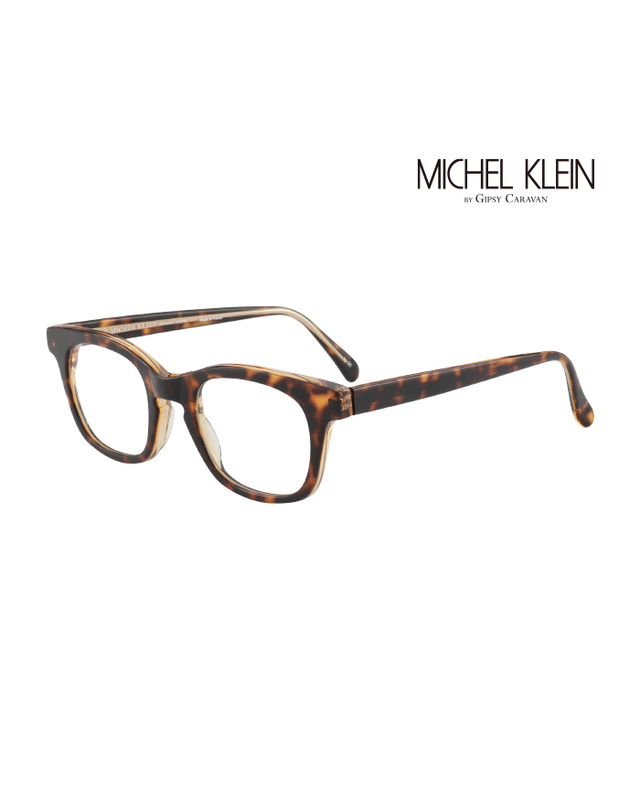 미쉘클랑 (최초가 580,000원) 미쉘클랑 안경테 MI-DID 27_F (50) 스퀘어 아세테이트 남자 여자 안경 착용컷