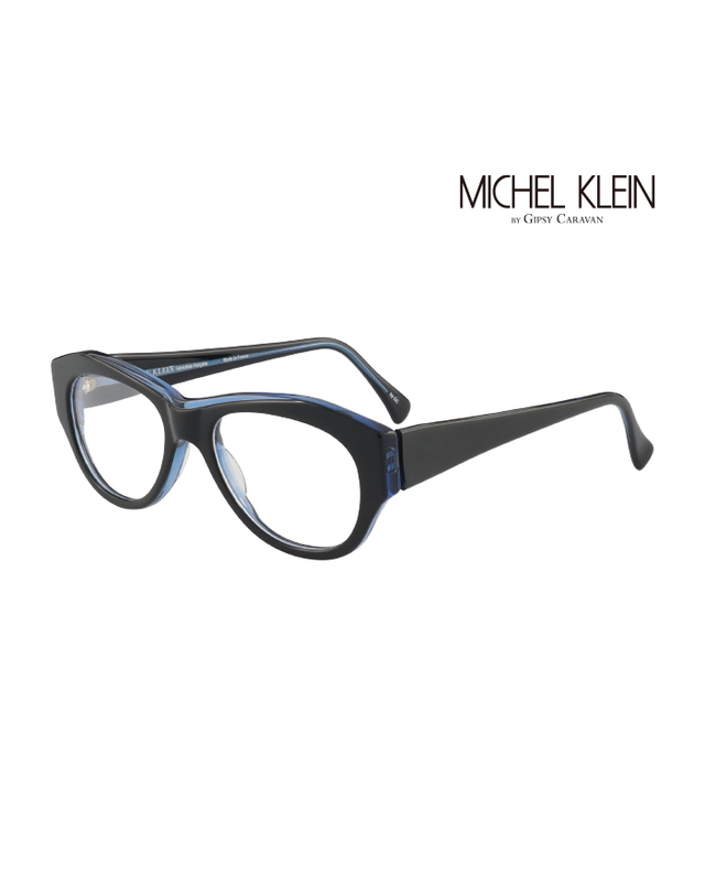미쉘클랑 (최초가 580,000원) 미쉘클랑 안경테 MI-FRANCOIS 30 라운드 아세테이트 남자 여자 안경 착용컷