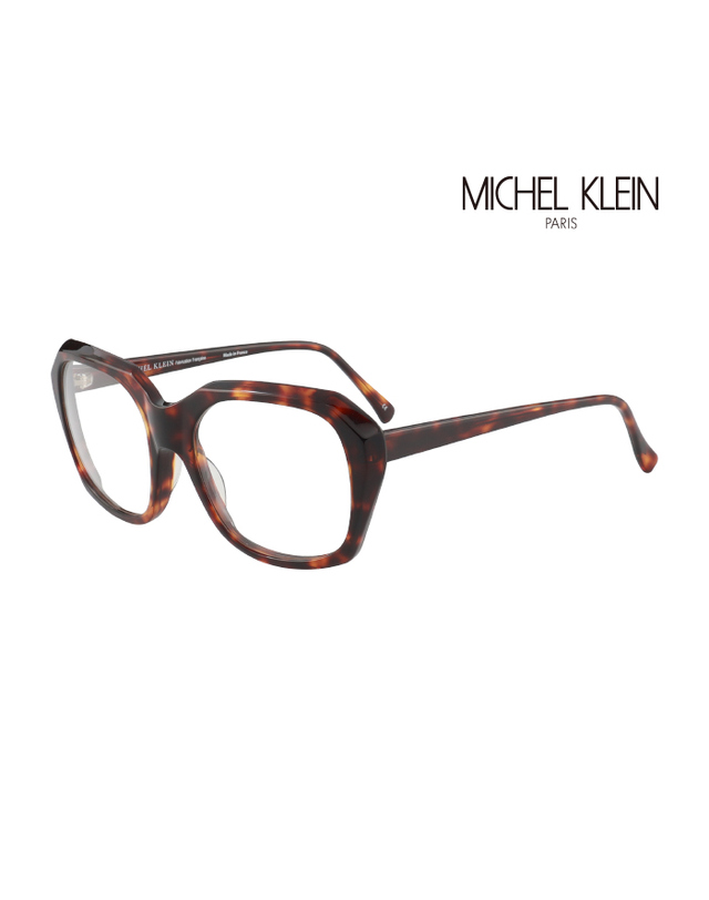 미쉘클랑 (최초가 580,000원) 미쉘클랑 안경테 MI-MADELEINE 1 스퀘어 아세테이트 남자 여자 안경 착용컷