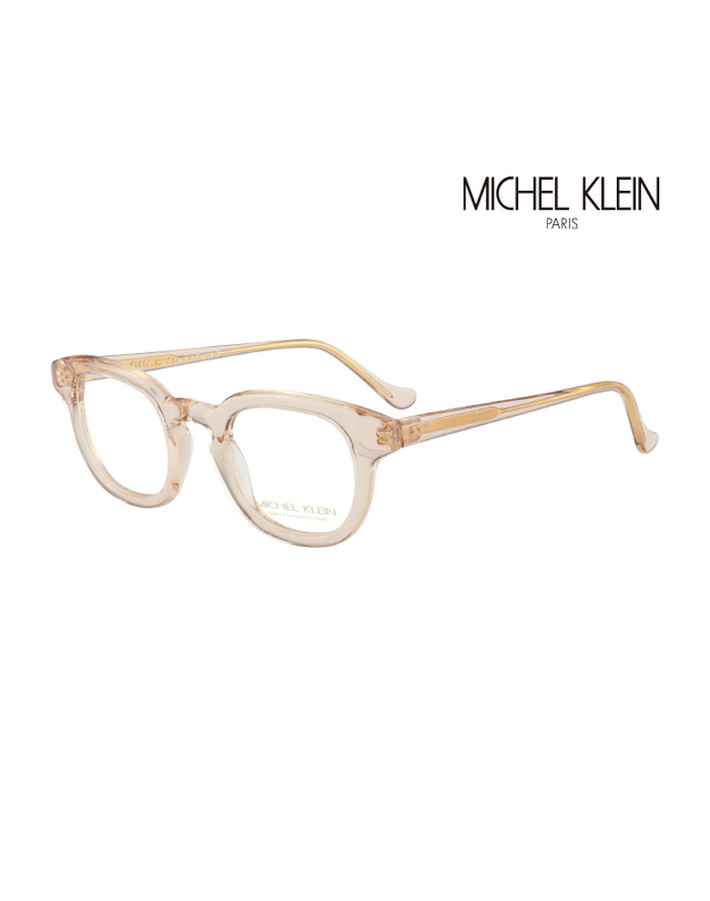 미쉘클랑 (최초가 580,000원) 미쉘클랑 안경테 MI-MAURICE 117 라운드 아세테이트 여자 안경 착용컷