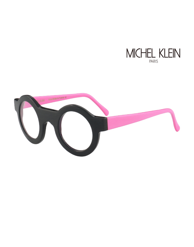 미쉘클랑 (최초가 580,000원) 미쉘클랑 안경테 MI-PEGGY 63 라운드 아세테이트 여자 안경 착용컷