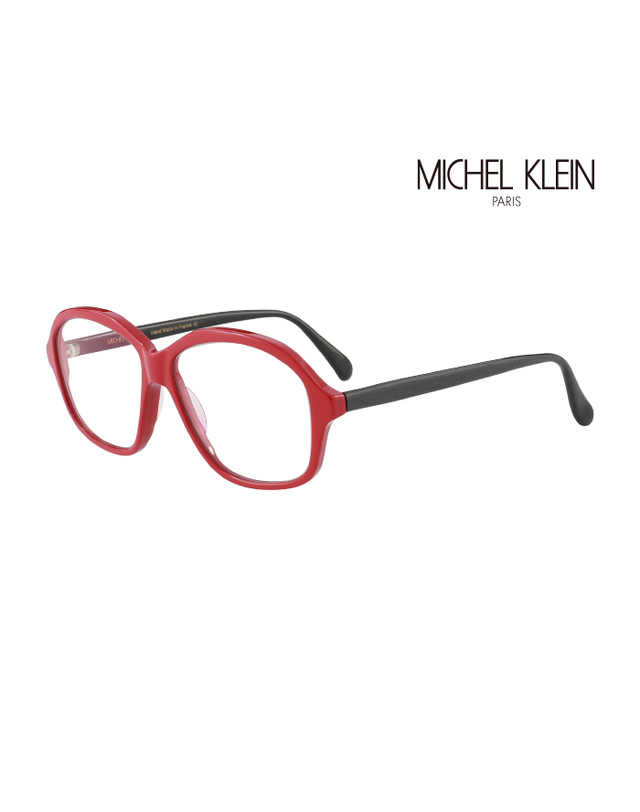 미쉘클랑 (최초가 580,000원) 미쉘클랑 안경테 MI-UMBI 2-2 스퀘어 아세테이트 여자 안경 착용컷