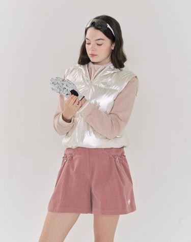 코듀로이 볼륨 쇼츠_핑크