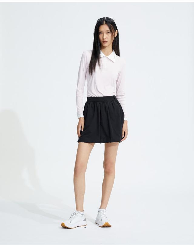 먼데이플로우 벌룬 스커트_블랙 착용컷