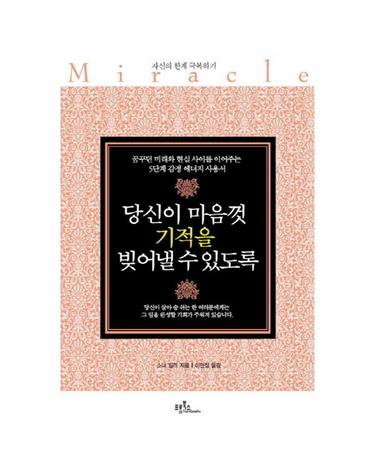 당신이 마음껏 기적을 빚어낼 수 있도록 꿈꾸던 미래와 현실 사이를 이어주는 5단계 감정 에너지 사용서