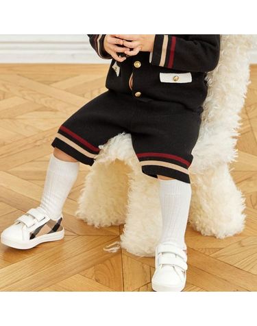 [보리보리]  아이코닉 니트 하프팬츠 ETF31PS02M_BK