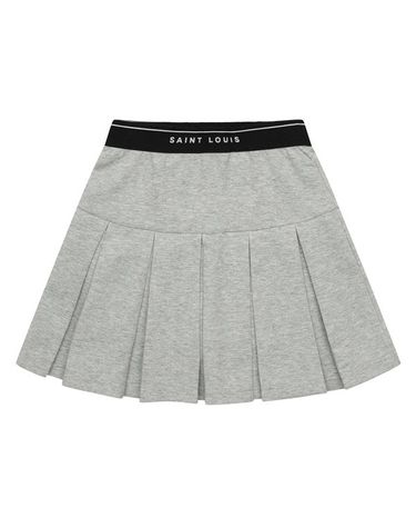 [보리보리] 여아 레터링 밴드 맞주름 스커트 24S5753_GY