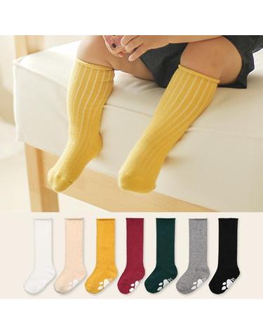 [보리보리] 돌돌이 골지 니삭스 7color /유아니삭스/유아양말/아기니삭스/아기양말/출산선물/돌선물/