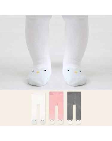 [보리보리] 펭귄하트 타이즈 3color /유아/유아타이즈/아기타이즈/유아양말/신생아양말/아기양말