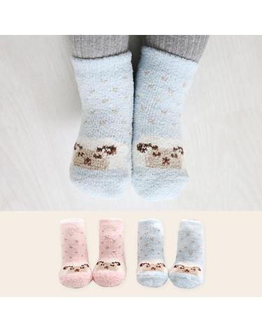 [보리보리] 양 수면양말 / 유아양말/ 수면양말 / 겨울양말 / 캐릭터양말 / 신생아양말