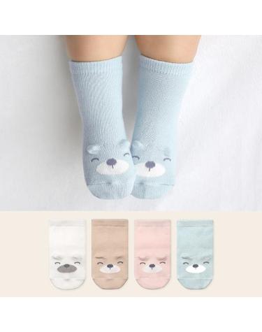 [보리보리] 쫑긋스마일 양말 / 유아양말/ 아기양말 / 캐릭터 양말 / 신생아양말 / 곰돌이양말 / 데일