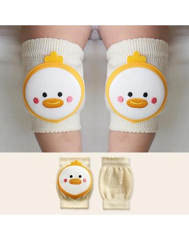 [보리보리] 오리 오가닉 자수 캐릭터 무릎보호대 성장판보호대 EVA쿠션 3중패드