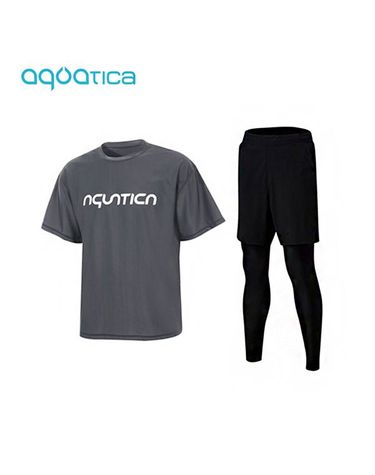 [보리보리]  남성 래쉬가드 AQAMTS23009 상의+PL 레깅스반바지세트