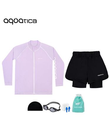 [보리보리]  아동 래쉬가드 AQAJJ452+AQA420 반바지3부워터레깅스 일반용수경5종세트