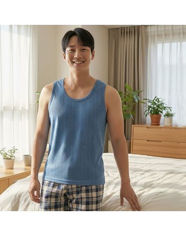 [보리보리] 남성 런닝 퍼스트런닝 유색C 3매세트 민소매 면100