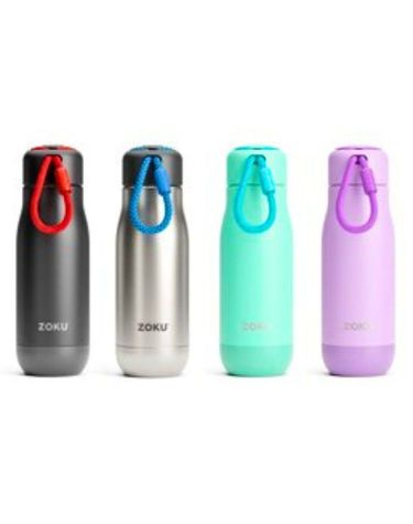 [보리보리] 조쿠 노트 스텐 보틀 350ml 메탈실버 블랙 아쿠아 라벤더