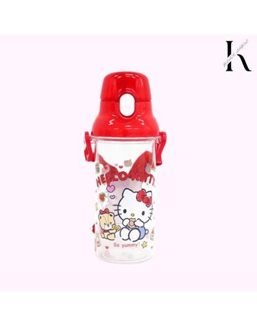 [보리보리] 스케이터 정품 산리오 헬로키티 쿠키 원터치 클리어 보틀 480ML 어린이물병 학원 유치원