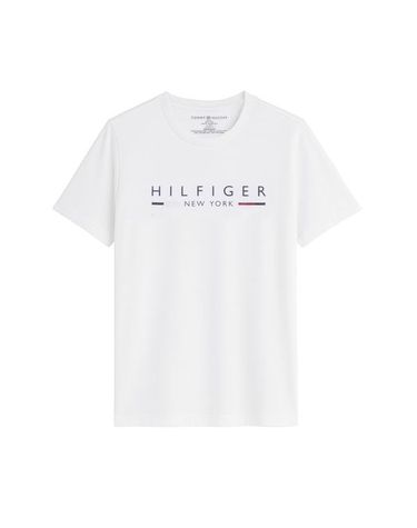 [보리보리] 타미힐피거 반팔티 화이트 09T4535-100