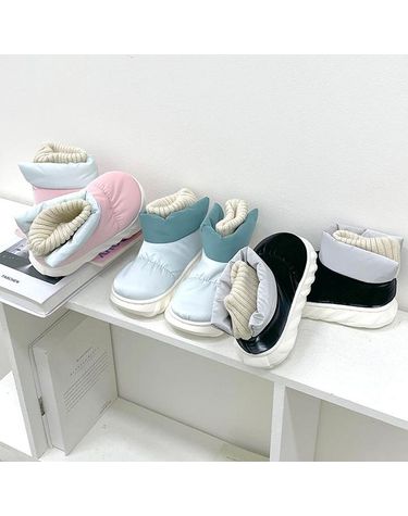[보리보리] 아동 여아 남아 공용 방한 패딩 털 부츠 겨울 스키장 썰매장 kd779