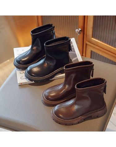 [보리보리] 꼬꼬마슈 아동용 여아 남아 기모 숏 부츠 kd754