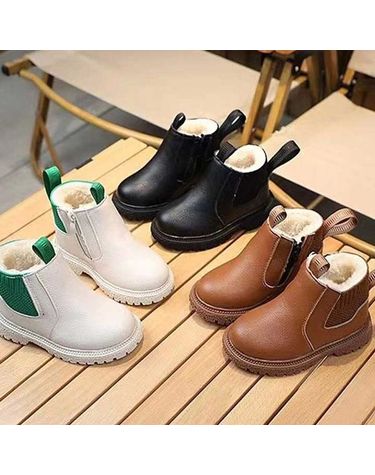 [보리보리] 꼬꼬마슈 아동 남아 여아 공용 털 워커 부츠 kd752