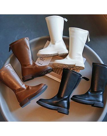 [보리보리] 꼬꼬마슈 아동 여아 기모 롱 부츠 kd759