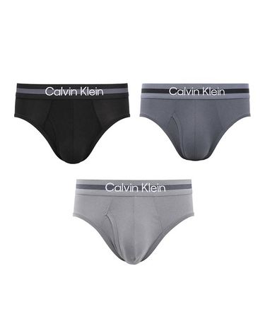 [보리보리] CK  리파인드 마이크로 스트레치 3팩 힙브리프 남성 팬티 블랙/터뷸런스/울프그레이 NP2767O-021
