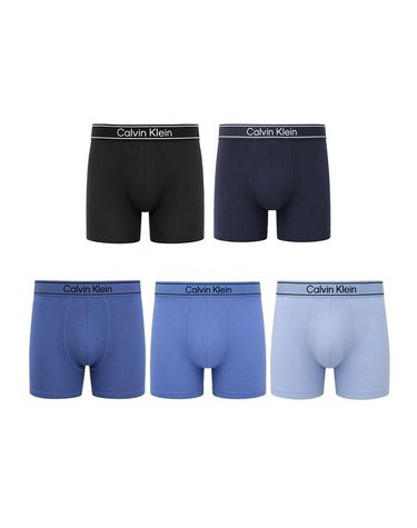 [보리보리] CK  비스코스 블렌드 5팩 박서브리프 남성 팬티 5색 NP2843O-420