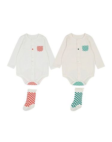 [보리보리] 보드바디수트양말SETIVORY,L/BEIGE_07R517907