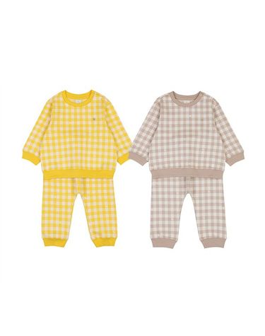[보리보리] 에런체크JQD상하BEIGE,YELLOW_07R523071