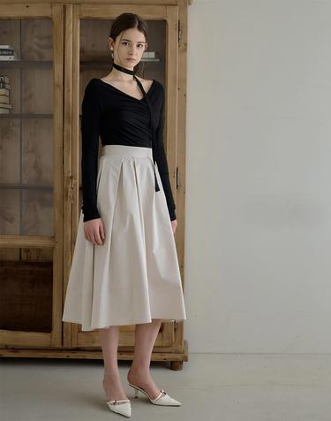 Lautre de min Anna Ivory Flare skirt
