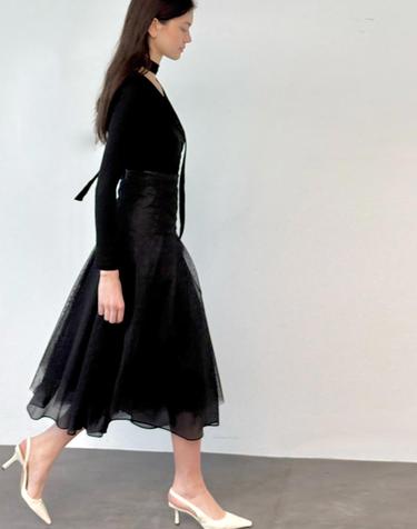 Lautre Plisha Black skirt