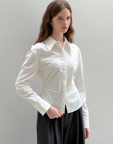 Senne Shirring White shirts