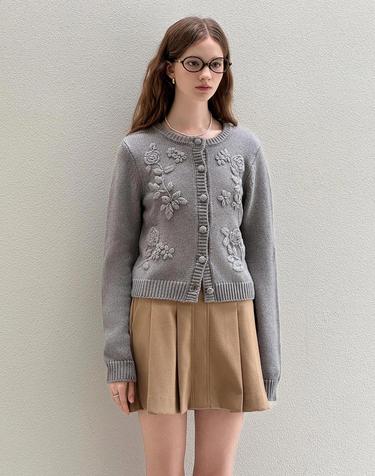Cozy Grey knit cardigan