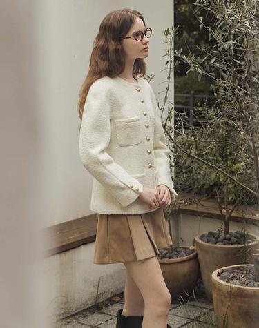 Isabel pleats skirt