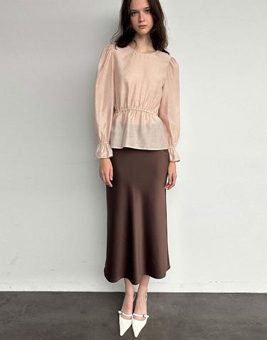 Satin skirt