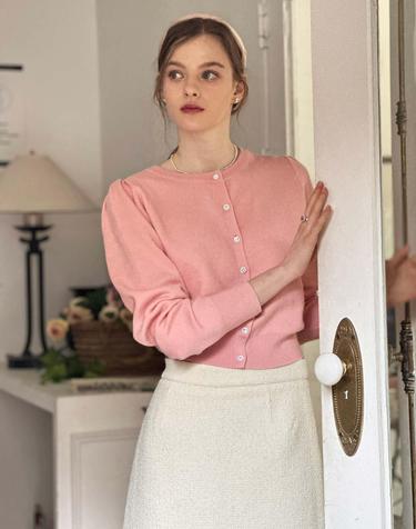 Shine round cardigan