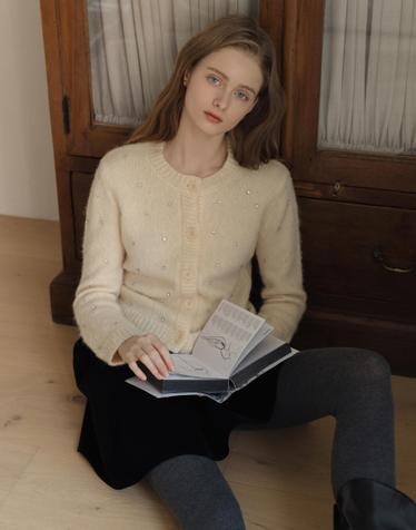 Bijou Mohair Butter Cardigan