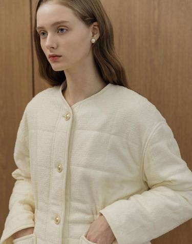 Lautre tweed padded jacket