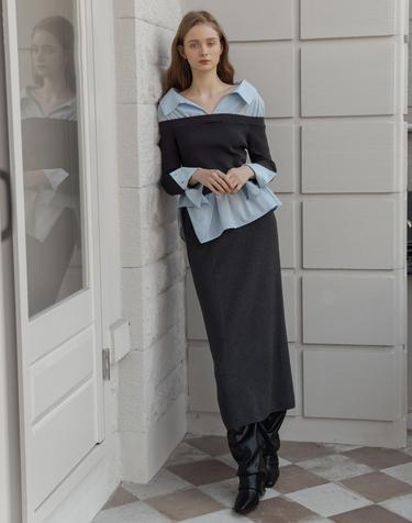 Lautre Long Knit Skirt