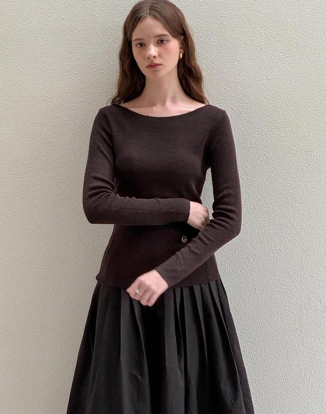 로트르드민 Emu boat knit 착용컷