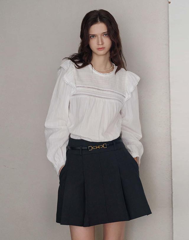 로트르드민 Isabel pleats skirt 착용컷